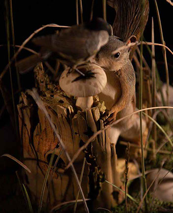 toad on lotusleaf, Kröte, Cornel, Schneider, Boxwood, Buchsbaum, Acrylglas, Ivory, jpeg, jpg, scuplture, Schnitzerei, Carving, okimono