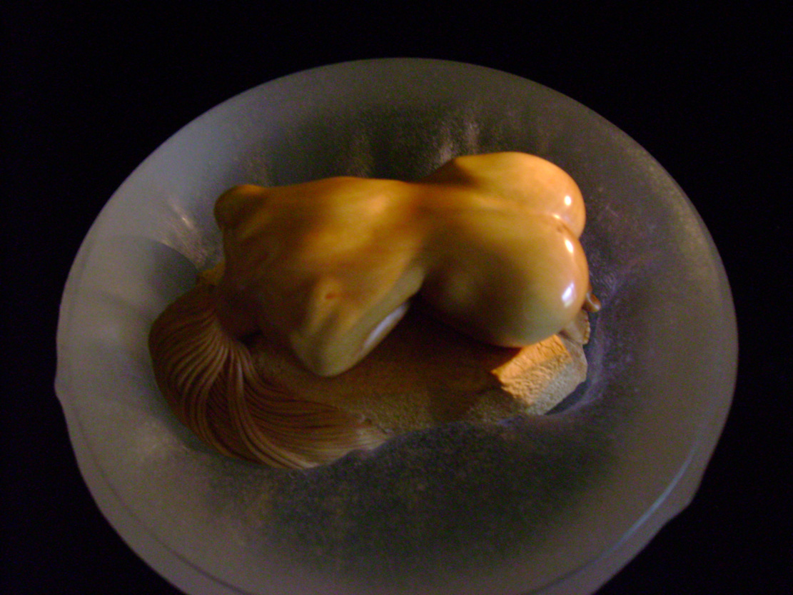 The nude, Akt, Cornel, Schneider, Boxwood, Buchsbaum,  acrylglass, ivory jpeg, jpg, scuplture, Schnitzerei, Carving, okimono