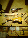 Violin Workshop, Geigen, Werkstatt, miniature, 1:21,Cornel, Schneider, Boxwood, Buchsbaum,  jpeg, jpg, scuplture, Schnitzerei, Carving, Modell, 