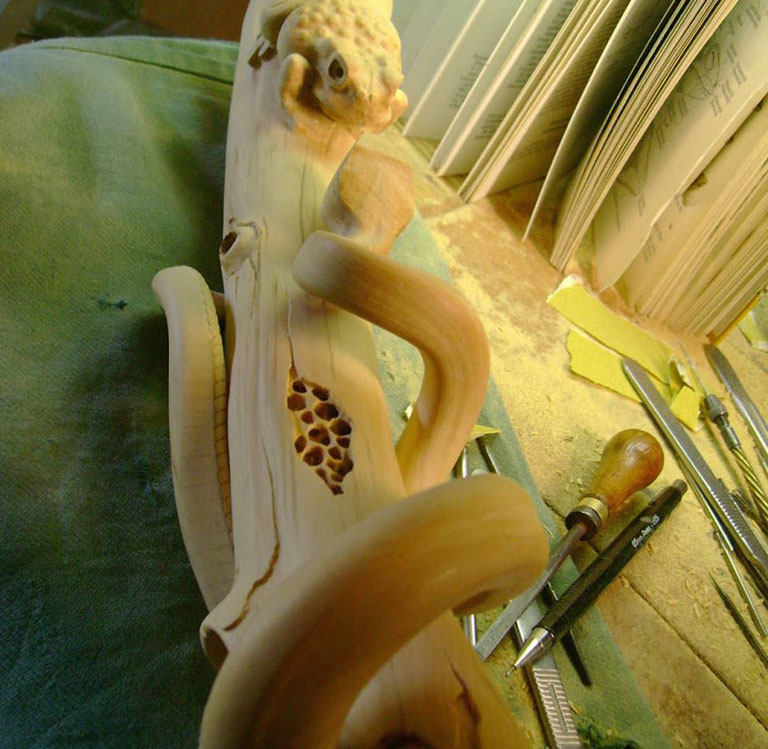 Snake, Schlange, Toad, Kröte, Cornel, Schneider, Boxwood, Buchsbaum, jpeg, jpg, scuplture, Schnitzerei, Carving, okimono