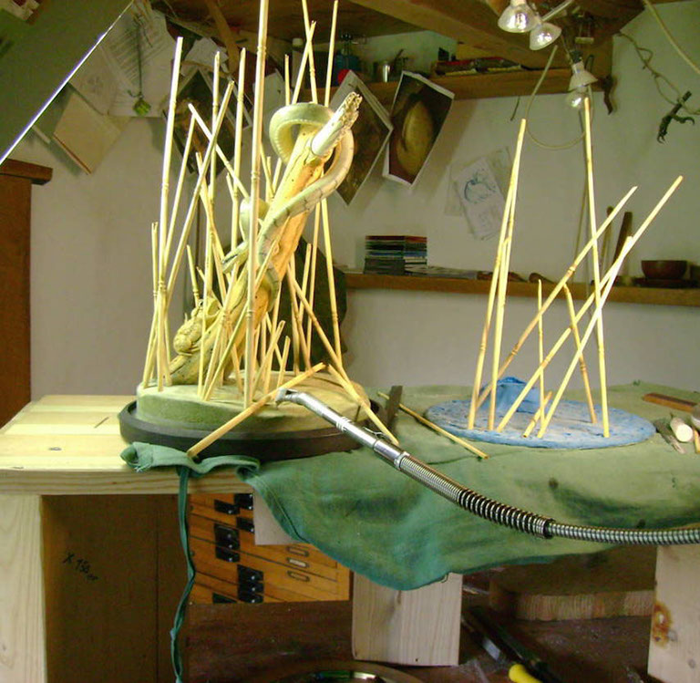 Snake, Schlange, Toad, Kröte, Cornel, Schneider, Boxwood, Buchsbaum, jpeg, jpg, scuplture, Schnitzerei, Carving, okimono