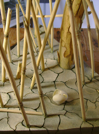 Catch me if you can, Eidechse, Lizard, Boxwood, Buchsbaum, tools, work in process,  jpeg, jpg, scuplture, Schnitzerei, Carving, okimono