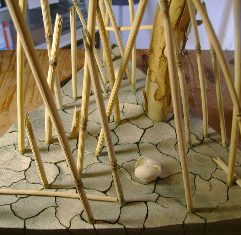 Catch me if you can, Eidechse, Lizard, Boxwood, Buchsbaum, tools, work in process,  jpeg, jpg, scuplture, Schnitzerei, Carving, okimono