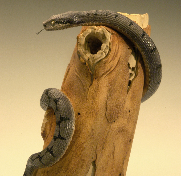 viper around branch, Cornel, Schneider, Boxwood, Buchsbaum,  jpeg, jpg, scuplture, Schnitzerei, Carving, okimono