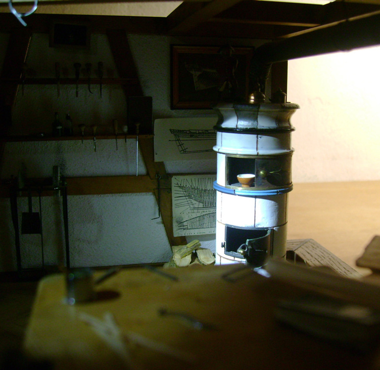 Violin Workshop, Geigen, Werkstatt, miniature, 1:21,Cornel, Schneider, Boxwood, Buchsbaum,  jpeg, jpg, scuplture, Schnitzerei, Carving, Modell, 