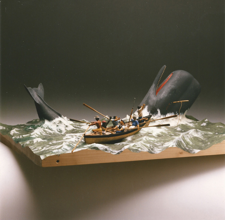 WHALE HUNT,Walfang, DIORAMA, Cornel, Schneider, Boxwood, limewood, jpeg, jpg, scuplture, Schnitzerei, Carving, Deutsches Technikmuseum Berlin